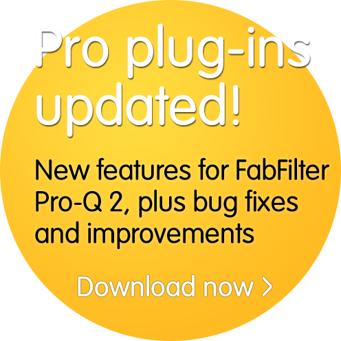 All FabFilter Pro plug-ins updated