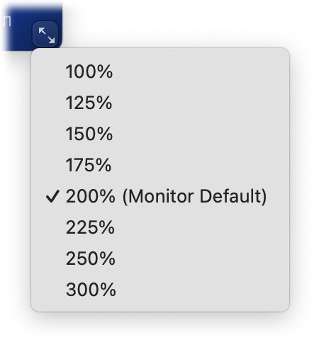 FabFilter One Scaling Menu