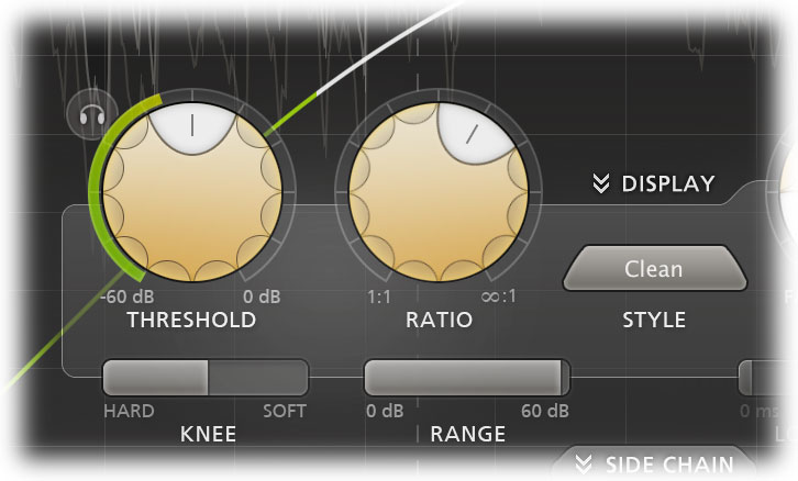 FabFilter Pro-C 2 Dynamics controls