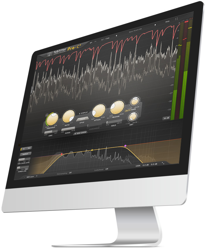 FabFilter Pro-C 2 Full Screen mode