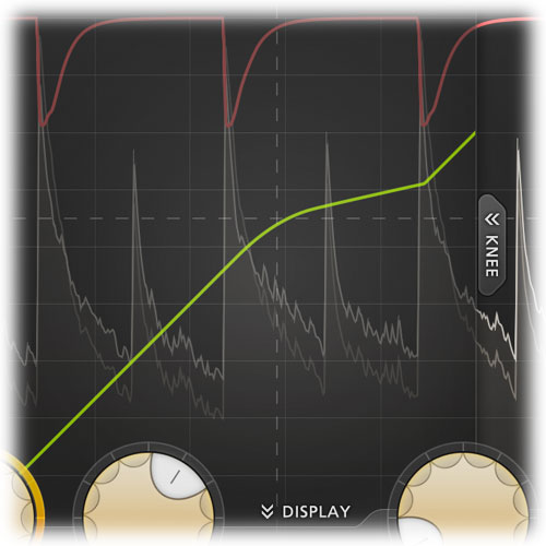 FabFilter Pro-C 2 Knee display