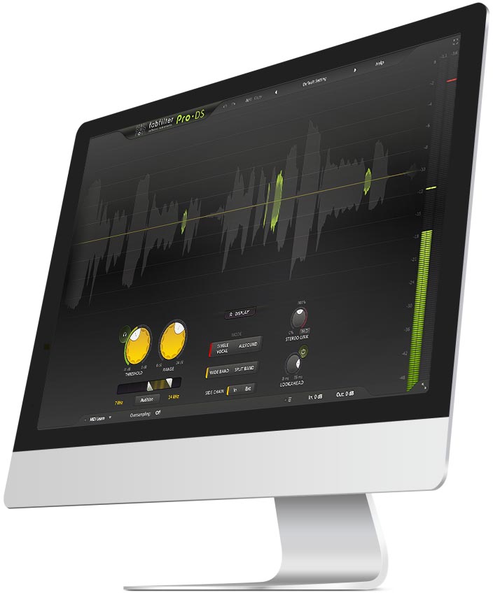 FabFilter Pro-DS Full Screen mode