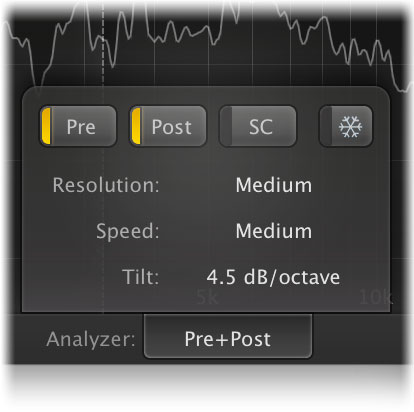 Analyzer Settings