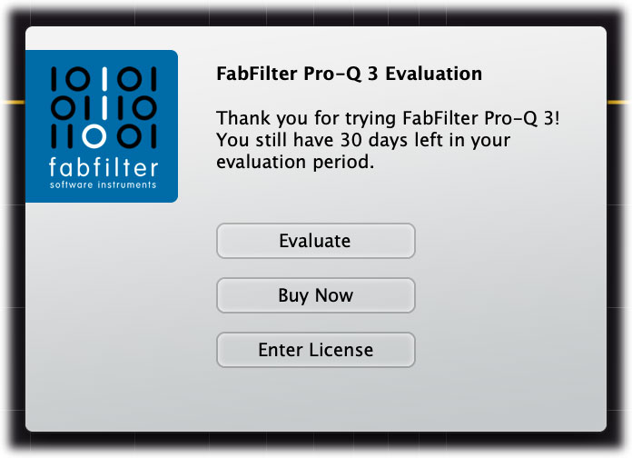 FabFilter Pro-Q 3 Help - Purchasing FabFilter Pro-Q 3