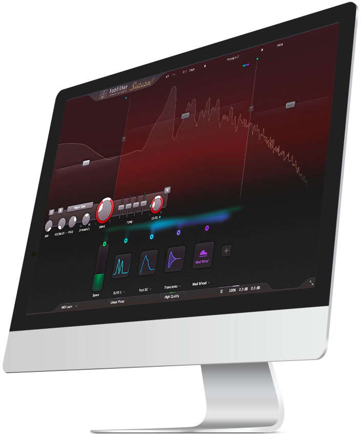 FabFilter Saturn 2 Full Screen mode