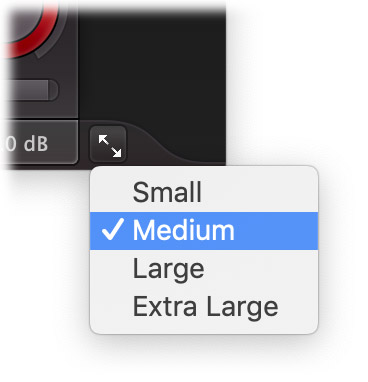 FabFilter Saturn 2 Resize Button