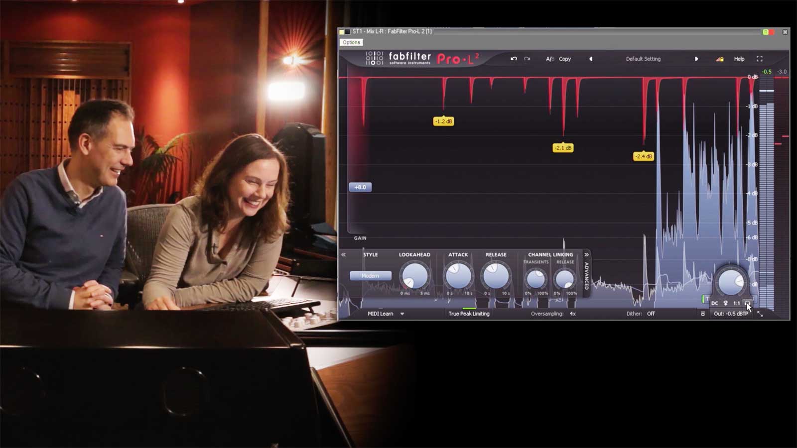 First impressions of FabFilter Pro-L 2 at Wisseloord Studios